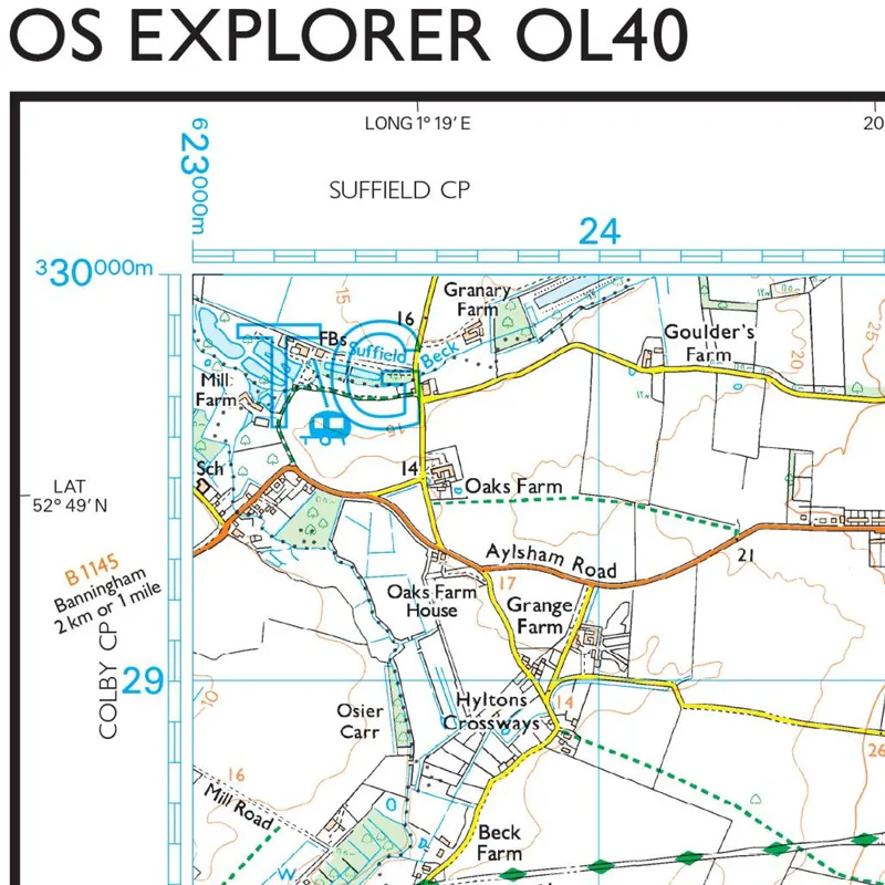 OS Explorer Map OL40 - The Broads-2